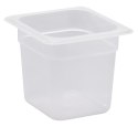 Pojemnik GN 1/6 z przezroczystego polipropylenu, Cambro, GN 1/6, transparentny, 162x176x(H)65mm 1,5 l