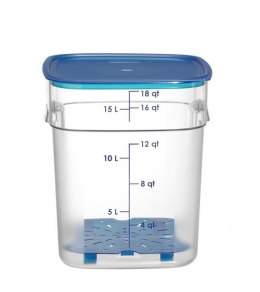 Pojemnik na żywność CamSquares Fresh Pro, Cambro, 17,2L, transparentny