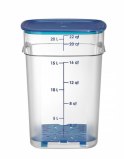 Pojemnik na żywność CamSquares Fresh Pro, Cambro, 22,8L, transparentny, 289x289x(H)401mm