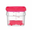 Pojemnik na żywność CamSquares Fresh Pro, Cambro, 5,7L, transparentny, 229x229x(H)180mm