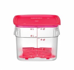 Pojemnik na żywność CamSquares Fresh Pro, Cambro, 5,7L, transparentny, 229x229x(H)180mm