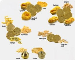 Matryca formująca do maszynki do makaronu Ciao Pasta 2 Spaghetti quadri 2 mm Resto Quality