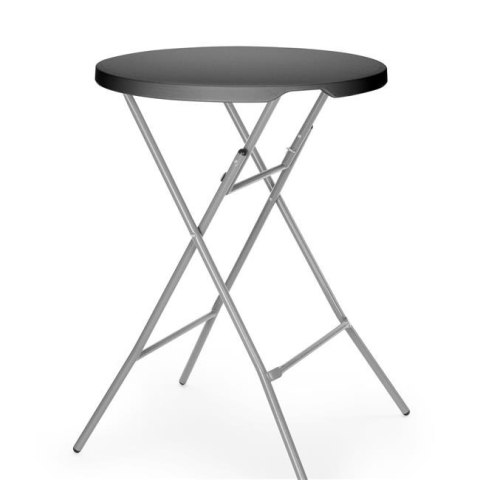 Stolik koktajlowy, AmerBox, czarny, ?800x(H)1100mm, Okrągły