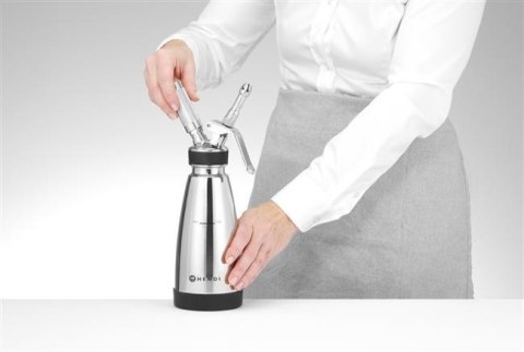 Termo syfon do ciepłych i zimnych sosów, HENDI, 0,5L, ?95x(H)275mm