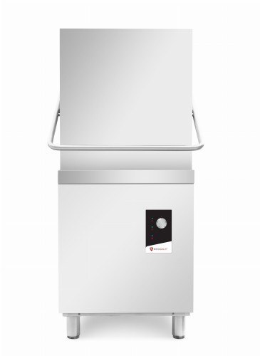 Zmywarka kapturowa RQX1000 B DD | 500x500 | sterowanie elektromechaniczne | pompa spustowa | 675x675x1440 mm | 11,1 kW (RQ1000 B Resto Quality