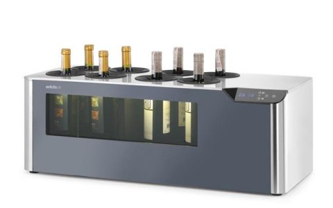 Chłodziarka do wina nastawna dwustrefowa, Cellar, Arktic, czarny, 220-240V/60W, 800x350x(H)293mm