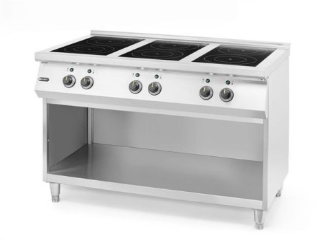 Kuchenka indukcyjna z 6 polami grzewczymi, HENDI, 400V/25500W, 1200x700x(H)890mm