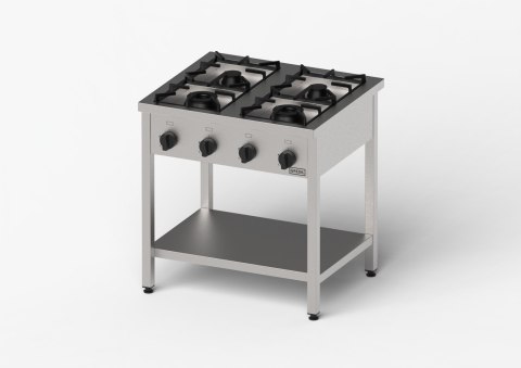 Kuchnia gazowa, Gredil, skręcana, 800x700x850 mm, P 25 kW, G30/37 mbar Gredil