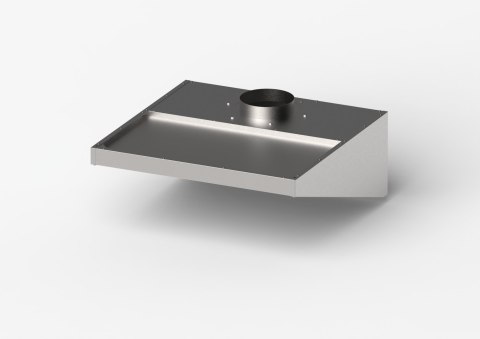 Okap do niskich pomieszczeń, skręcany, Gredil, 1010x1000x400 mm Gredil