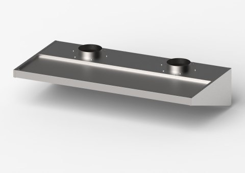 Okap do niskich pomieszczeń, skręcany, Gredil, 2010x1000x400 mm Gredil