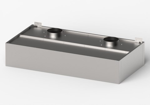 Okap skrzyniowy, skręcany, Gredil, 2010x1000x400 mm Gredil