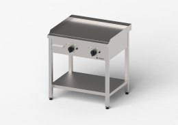 Płyta grillowa elektryczna, ryflowana, Gredil, 800x700x850 mm, P 8.1 kW, U 400 V Gredil