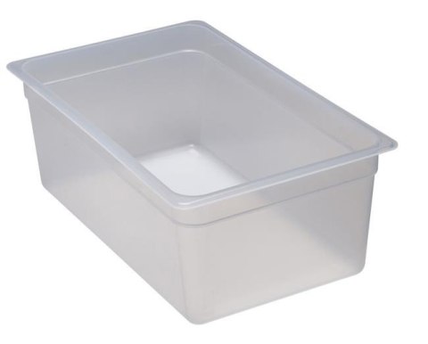 Pojemnik GN 1/1 z przezroczystego polipropylenu, Cambro, GN 1/1, transparentny, 325x530x(H)65mm 13 l