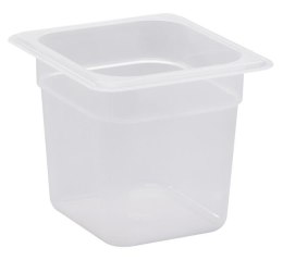 Pojemnik GN 1/6 z przezroczystego polipropylenu, Cambro, GN 1/6, transparentny, 162x176x(H)65mm 2,2 l