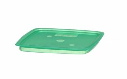 Pokrywka do pojemnika CamSquares Fresh Pro, Cambro, do pojemników 1,9l i 3,8l, zielony, 191x191x(H)19mm