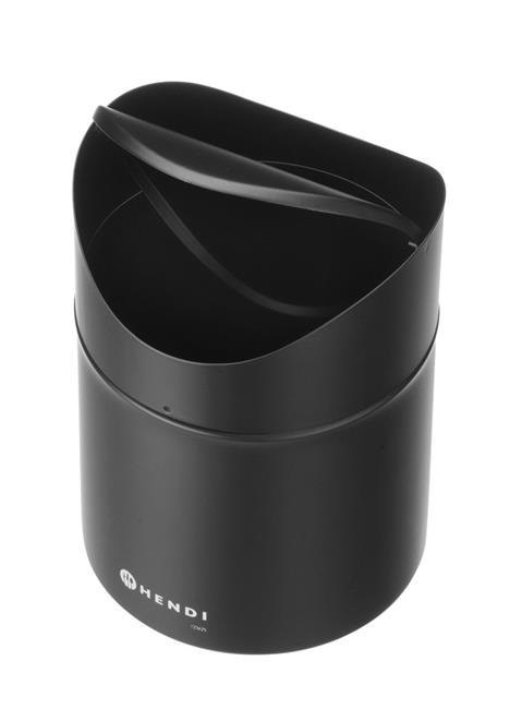 Śmietniczka stołowa, HENDI, 1,2L, czarny, ?120x(H)165mm