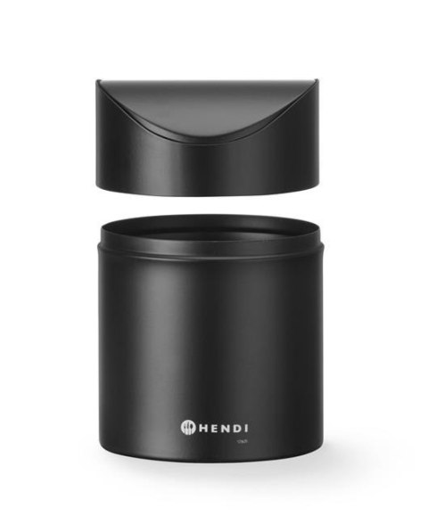 Śmietniczka stołowa, HENDI, 1,2L, czarny, ?120x(H)165mm