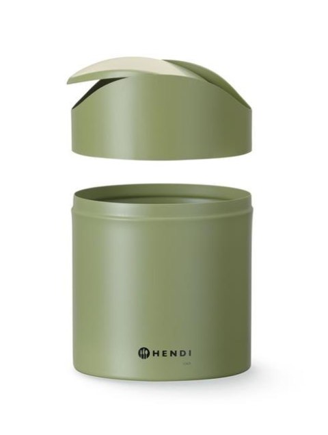 Śmietniczka stołowa, HENDI, 1,2L, zielony, ?120x(H)165mm