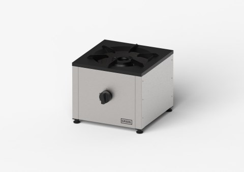 Taboret gazowy pojedynczy, 450x450, 7.5 kW, G20/20 mbar, Gredil Gredil