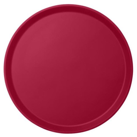 Taca do serwowania CAMBRO CAMTREAD® okrągła, antypoślizgowa burgundowa, śr. 355 mm