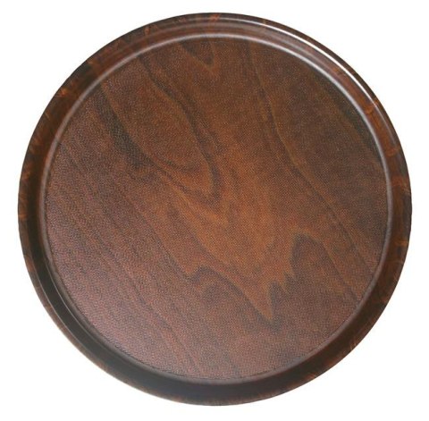 Taca do serwowania CAMBRO, okrągła, antypoślizgowa, z drewna bukowego śr. 360