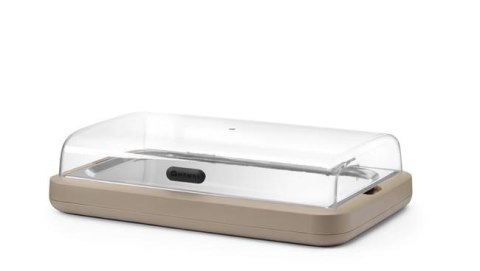 Witrynka chłodząca UNIQ, HENDI, designed by Robert Bronwasser, GN 1/1, beżowy, 593x389x(H)147mm, Prostokątny