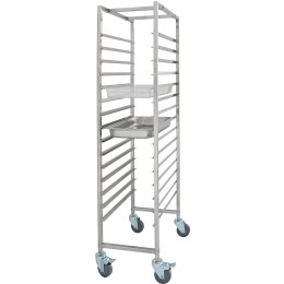 Wózek transportowy ze stali nierdzewnej, Gredil, 15x GN 1/1 Gredil