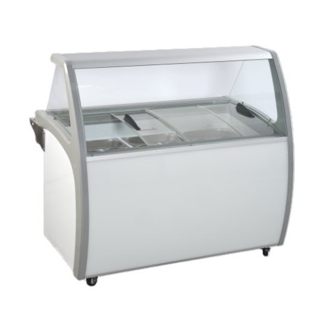 Dystrybutor do lodów | witryna do lodów SIC9WB | 9 kuwet | 1350x838x1270 mm Resto Quality