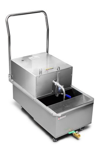 Filtr oleju do smażenia | urządzenie do filtrowania oleju | zbiornik 30l | wydajność filtracji 20 l/min | RQOF48L Resto Quality