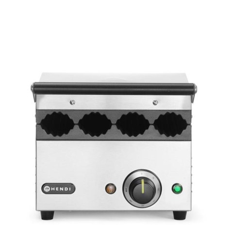 Grill kontaktowy Hot-Dog Panini, HENDI, 220-240V/1800W, 385x285x(H)254mm
