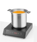 Kociołek do zupy Waterless, 10l, HENDI, 10L, czarny, 220-240V/450W, ?330x(H)398mm