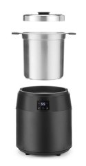 Kociołek do zupy Waterless, 10l, HENDI, 10L, czarny, 220-240V/450W, ?330x(H)398mm