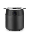 Kociołek do zupy Waterless, 10l, HENDI, 10L, czarny, 220-240V/450W, ?330x(H)398mm