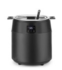 Kociołek do zupy Waterless, 10l, HENDI, 10L, czarny, 220-240V/450W, ?330x(H)398mm