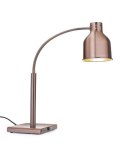Lampa do podgrzewania potraw, giętka, HENDI, miedziany, 220-240V/250W, 268x203x(H)660mm