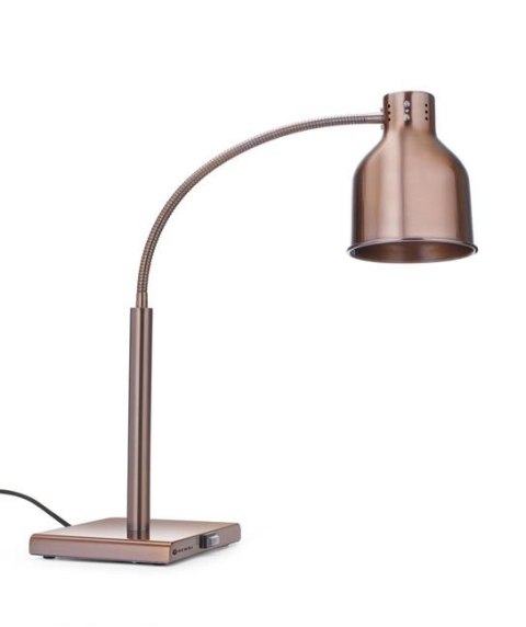 Lampa do podgrzewania potraw, giętka, HENDI, miedziany, 220-240V/250W, 268x203x(H)660mm