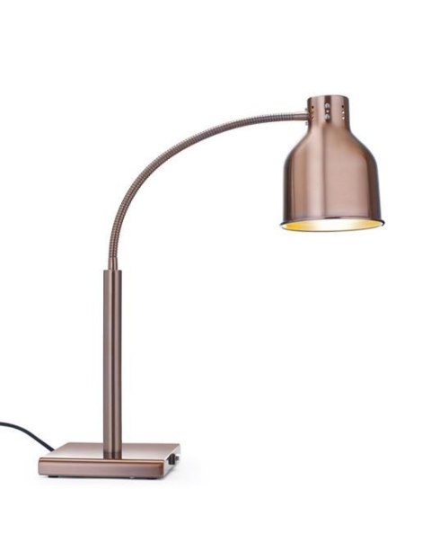 Lampa do podgrzewania potraw, giętka, HENDI, miedziany, 220-240V/250W, 268x203x(H)660mm