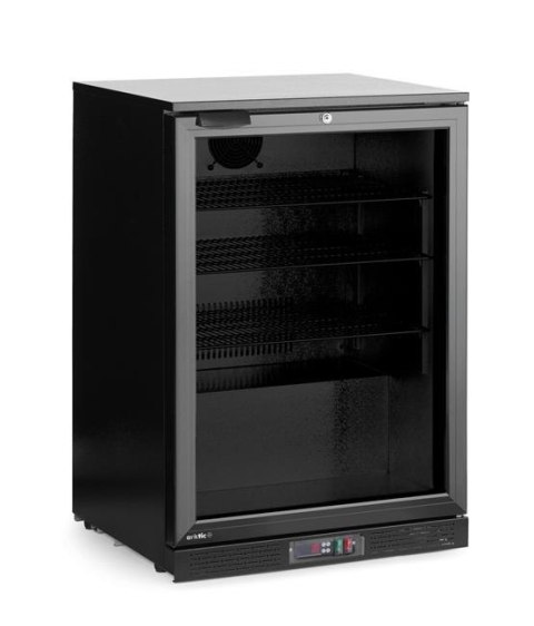 Lodówka barowa 1-drzwiowa, Arktic, 105L, czarny, 220-240V/120W, 600x530x(H)870mm