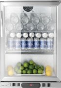 Lodówka barowa podblatowa 1-drzwiowa, Arktic, 75L, srebrny, 220-240V/120W, 530x500x(H)840mm