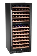 Lodówka do wina, 2-strefowa, 124 butelki, Arktic, 265L, czarny, 569x595x(H)1397mm
