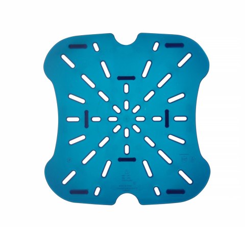 Ociekacz do pojemnika CamSquares Fresh Pro, Cambro, do pojemników 11,4l, 17,2l i 20,8l, niebieski, 232x222x(H)25mm Wariant podst