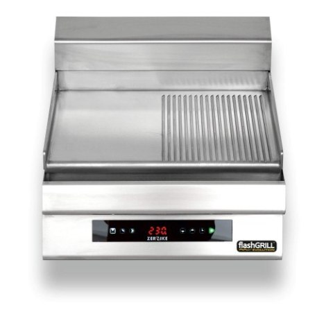 Płyta grillowa elektryczna | energooszczędna | nastawna | gładko-ryflowana | Zernike | GE5060D1C Zernike