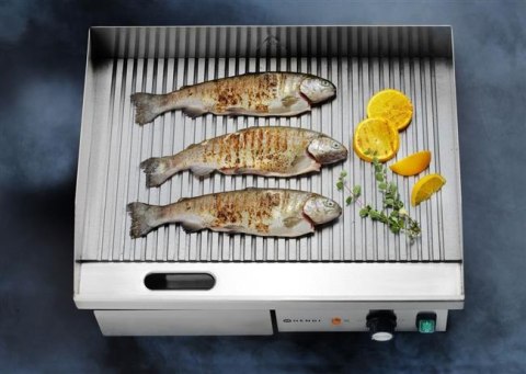 Płyta grillowa żebrowana, HENDI, Budget Line, ryflowana, 220-240V/3000W, 550x430x(H)240mm