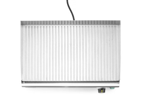 Płyta grillowa żebrowana, HENDI, Kitchen Line, ryflowana, 220-240V/3500W, 697x474x(H)241mm
