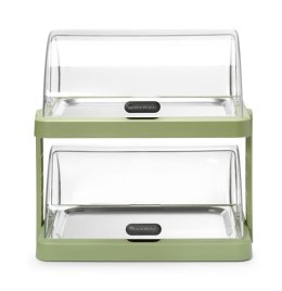 Podwójna witrynka chłodząca roll-top Duo UNIQ, HENDI, designed by Robert Bronwasser, zielony, 480x355x(H)480mm, Prostokątny Wari