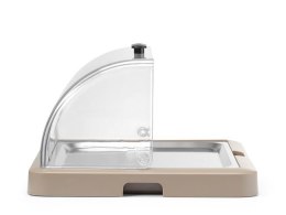 Pojedyncza witrynka chłodząca roll-top Duo UNIQ , HENDI, designed by Robert Bronwasser, beżowy, 460x355x(H)220mm, Prostokątny Wa