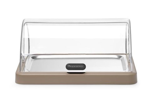 Pojedyncza witrynka chłodząca roll-top Duo UNIQ , HENDI, designed by Robert Bronwasser, beżowy, 460x355x(H)220mm, Prostokątny Wa