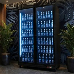 Szafa chłodnicza przeszklona 2-drzwiowa RQ1060FC | 1274x670x2035 mm | 1060 l Resto Quality