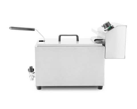 Frytownica XL Profi Line z kranem spustowym, manualna, 10 l, 400 V Hendi