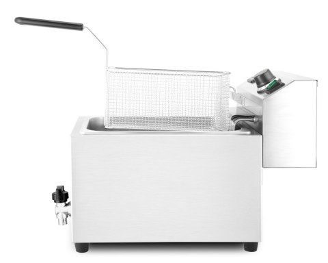 Frytownica XL Profi Line z kranem spustowym, manualna, 10 l, 400 V Hendi